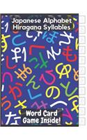 Japanese Alphabet Hiragana Syllables