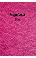 Kappa Delta: Bid Day, Rushing, Big Brother or Big Sister Gift Journal Notebook