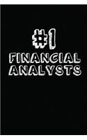 #1 Financial Analysts: Blank Lined Composition Notebook Journals to Write in