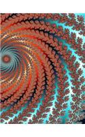 Fractal Spiral Notebook