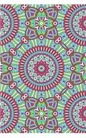 Journal Notebook Mandalas Pattern 8: 110 Page Lined and Numbered Journal With Index Pages In Portable 6 x 9 Size, Perfect For Writing, Taking Notes, List Making, Journaling and Doodling