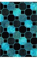 Journal Notebook Dotty Hexagon Pattern 1