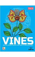 Vines 50 Coloring Pages For Adults Relaxation Vol.10