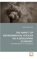 Impact of Environmental Policies on a Developing Economy
