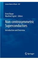 Non-Centrosymmetric Superconductors