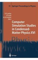 Computer Simulation Studies in Condensed-Matter Physics XVI