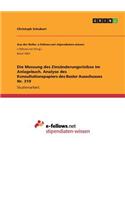 Messung des Zinsänderungsrisikos im Anlagebuch. Analyse des Konsultationspapiers des Basler Ausschusses Nr. 319
