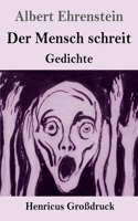 Mensch schreit (Großdruck)