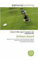 Kniksen Award: (English)