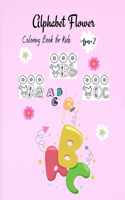 Alphabet Flower Coloring Book