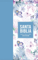 Biblia Rvr 1960 Letra Grande Tamaño Manual Símil Piel Azul Acero Claro(bible Rvr 1960 Large Print Handsize Leatherlike Butterfly Light Steel Blue (Spanish Edition)