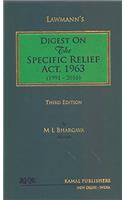 Digest on the Specific Relief Act, 1963 (1991-2016)