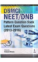 DBMCI NEET/DNB pattern Question Bank latest Exam questions (2013-2016)