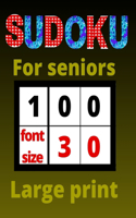Sudoku for seniors: Sudoku large print