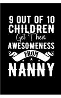 Funny Nanny Theme Notebook