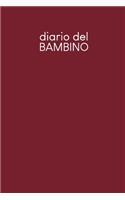 Diario del bambino: Diario del bambino da completare per 1 anno per registrare la crescita del vostro bambino - Motivo: Rosso