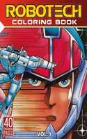 Robotech Coloring Book Vol1: Funny Coloring Book With 40 Images For Kids of all ages.