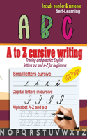 A to Z cursive writing