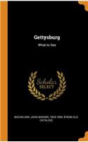 Gettysburg: What to See