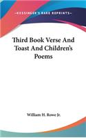 Third Book Verse And Toast And Children's Poems