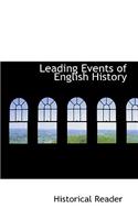 Leading Events of English History