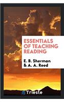 Essentials of Teaching Reading