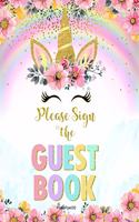 Birthday Guest Book For Girls