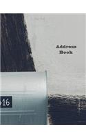 Address Book Large Print: Design cover Gray Steel Mailbox Vintage style Phone books Organizer Notebook Big Number Journal Contact Telephone Business Birthday Space Directory (17 Organizer Address Telephone)