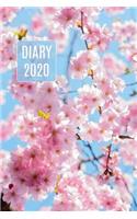 2020 Daily Diary Journal, Cherry Blossoms