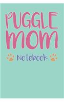 Puggle Mom Composition Notebook of Pug Beagle Dog Mom Journal