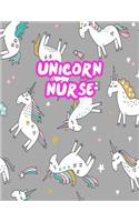 Unicorn Nurse: Cute Journal Notebook for Nursing Student and Practitioner with Large 8.5 x 11 Blank Ruled White Paper (Perfect for School, Medical, Clinical and Ho