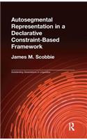 Autosegmental Representation in a Declarative Constraint-Based Framework