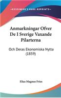 Anmarkningar Ofver de I Sverige Vaxande Pilarterna
