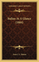 Italian at a Glance (1884)