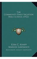 Community Daily Vacation Bible School (1922)