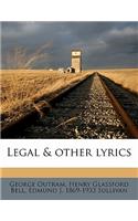 Legal & Other Lyrics