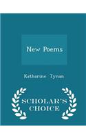 New Poems - Scholar's Choice Edition: (English)
