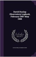 David Dunlap Observatory Logbook, February 1987-May 1988