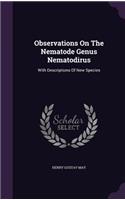Observations On The Nematode Genus Nematodirus: (English)