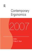 Contemporary Ergonomics 2007