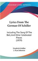 Lyrics From The German Of Schiller