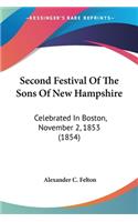 Second Festival Of The Sons Of New Hampshire