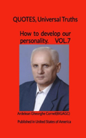 How to develop our personality