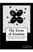 Error of Einstein