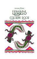 Lizards Coloring Book