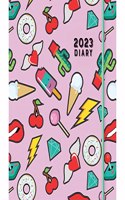 Pink Sweets Square Pocket Diary 2023