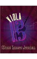 Viola Music Lesson Journal