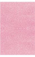 Light Pink Glitter Journal