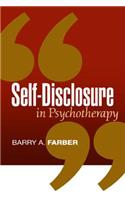 Self-Disclosure in Psychotherapy