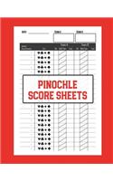 Pinochle Score Sheets
